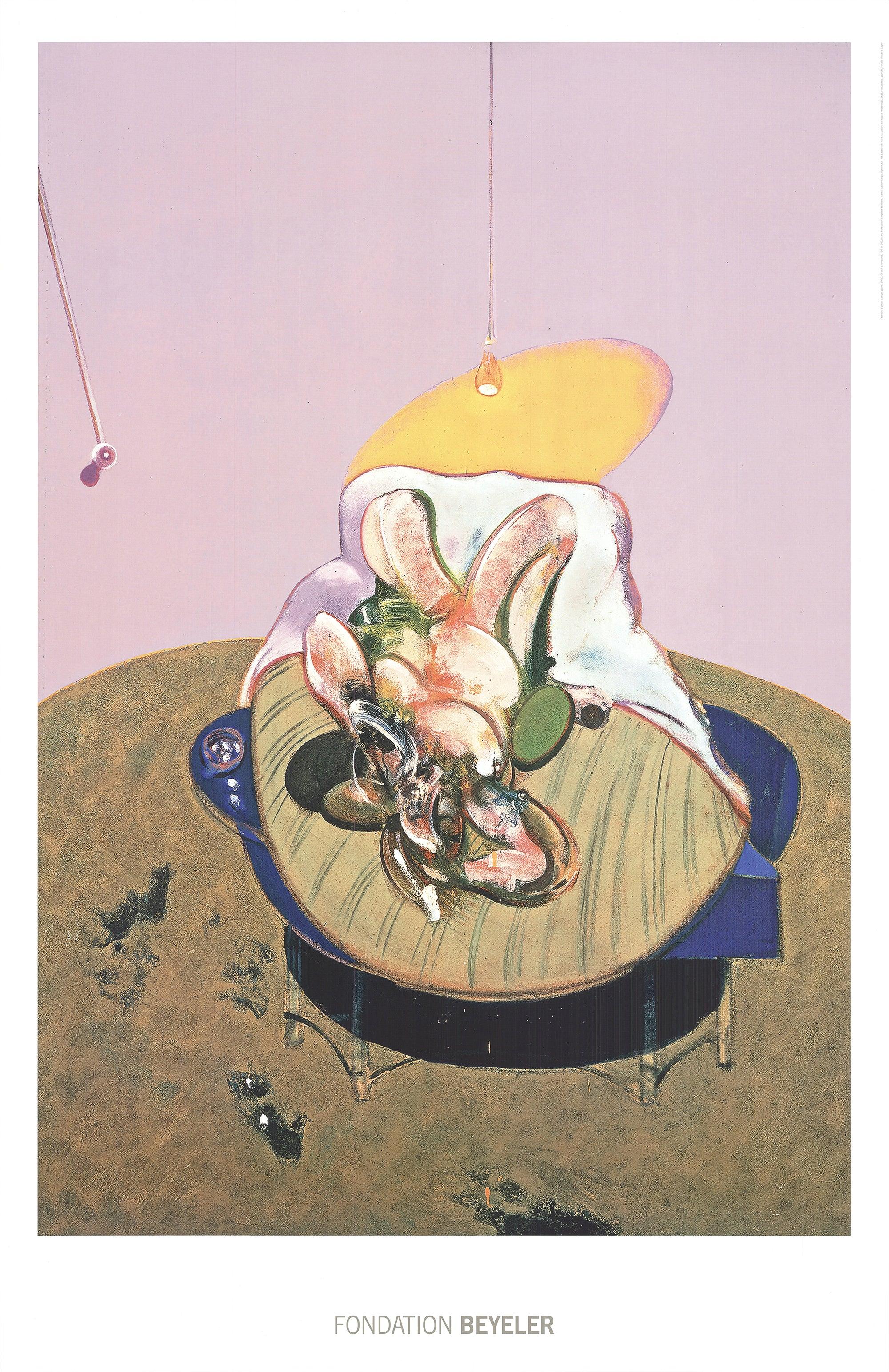 Francis Bacon, Figura sdraiata, 2017 Vintage