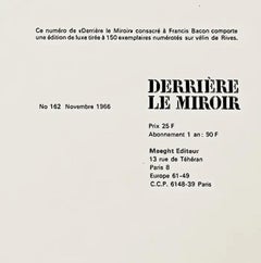 Francis Bacon, 'Portrait of George Dyer Talking' color lithograph, 1966 (After)