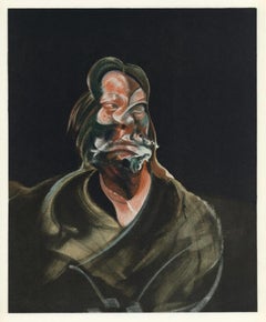 Vintage Francis Bacon, 'Portrait of Isabel Rawthorne' original color lithograph, 1966