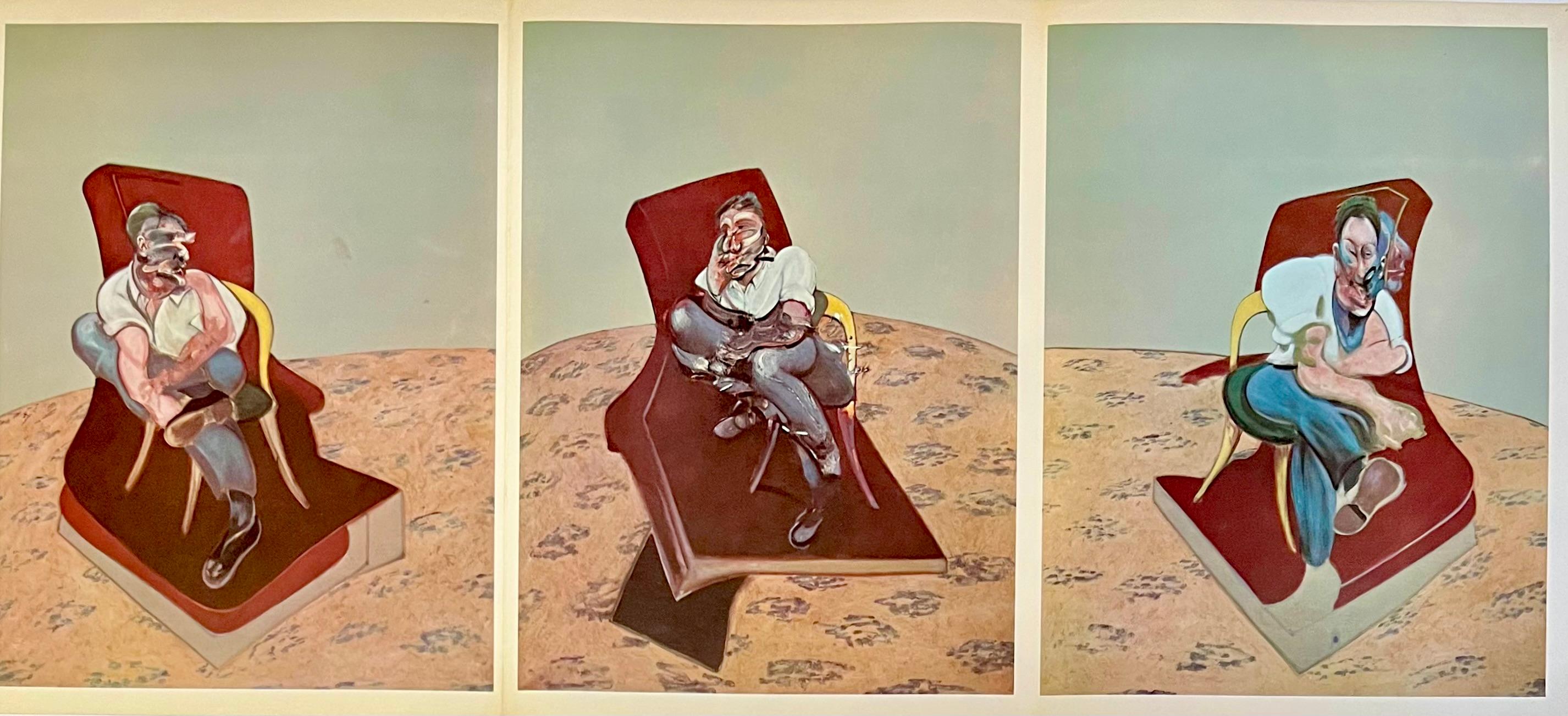 Francis Bacon Three Studies for Portrait of Lucian Freud (Bacon lithograph) 2