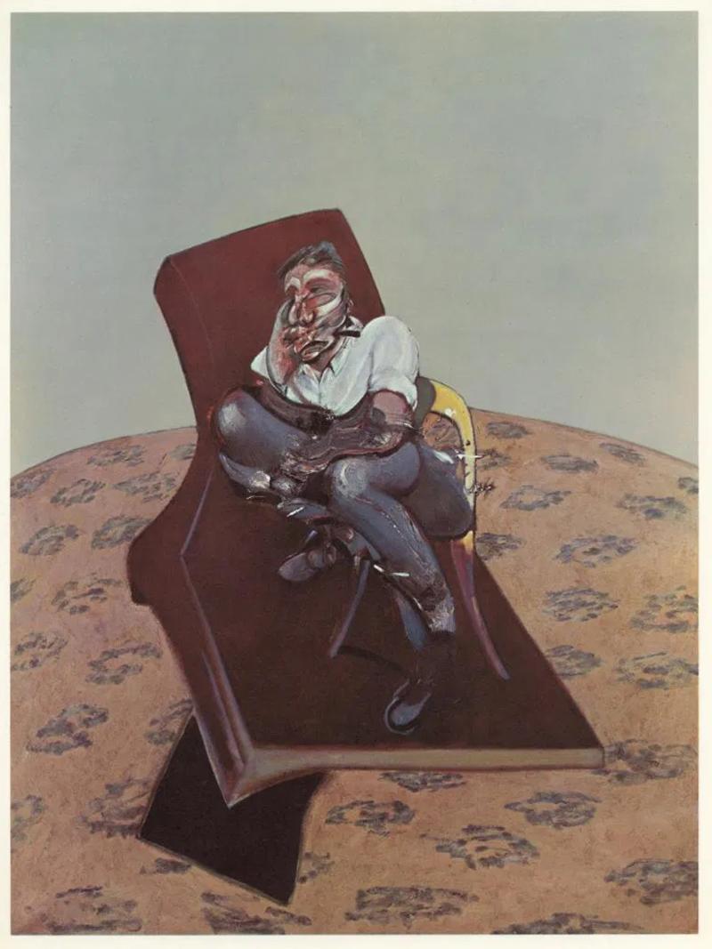 Francis Bacon 'Three Studies for Portrait of Lucian Freud' lithograph 1966 For Sale 1