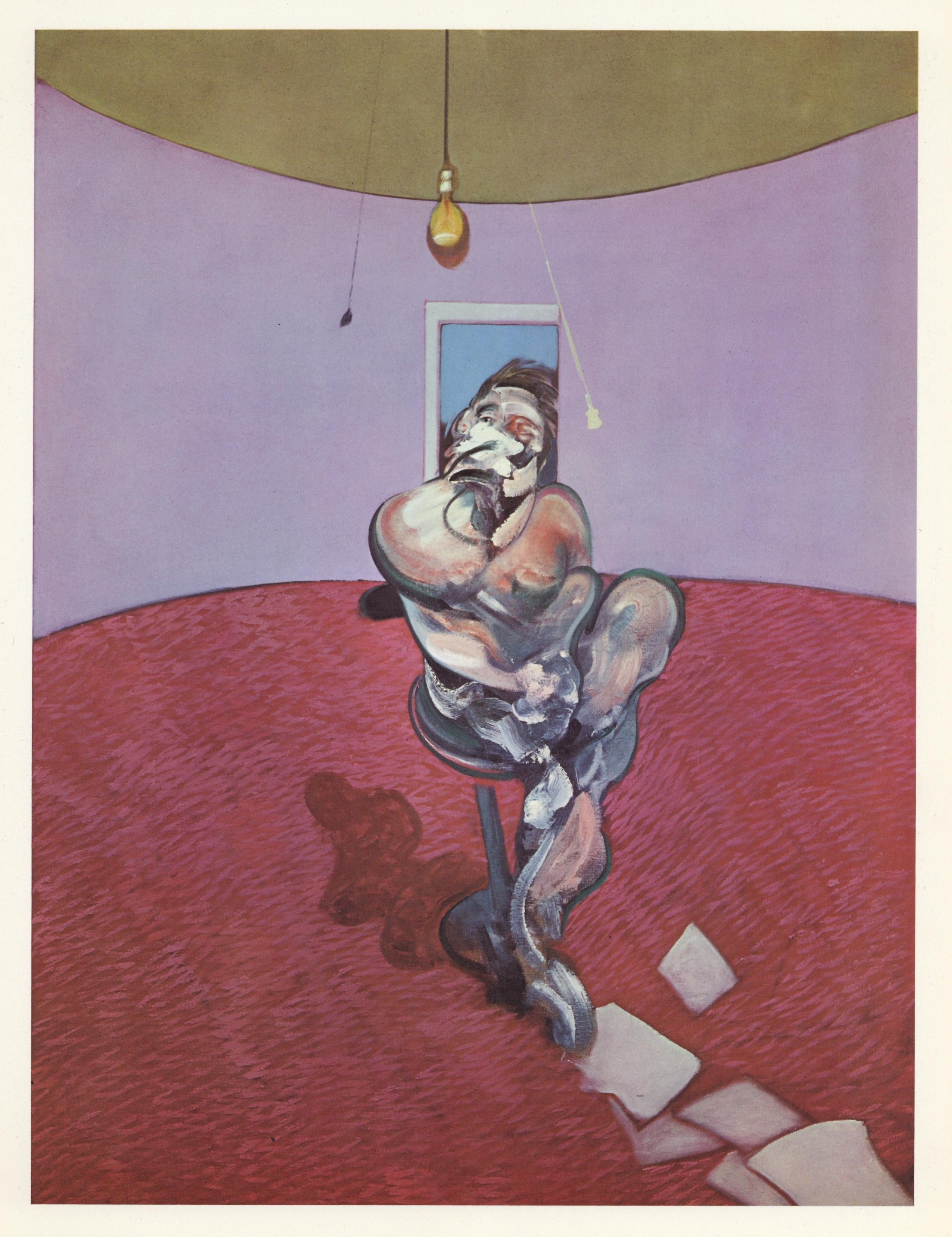(after) Francis Bacon Portrait Print – Lithographie „George Dyer Conversing“