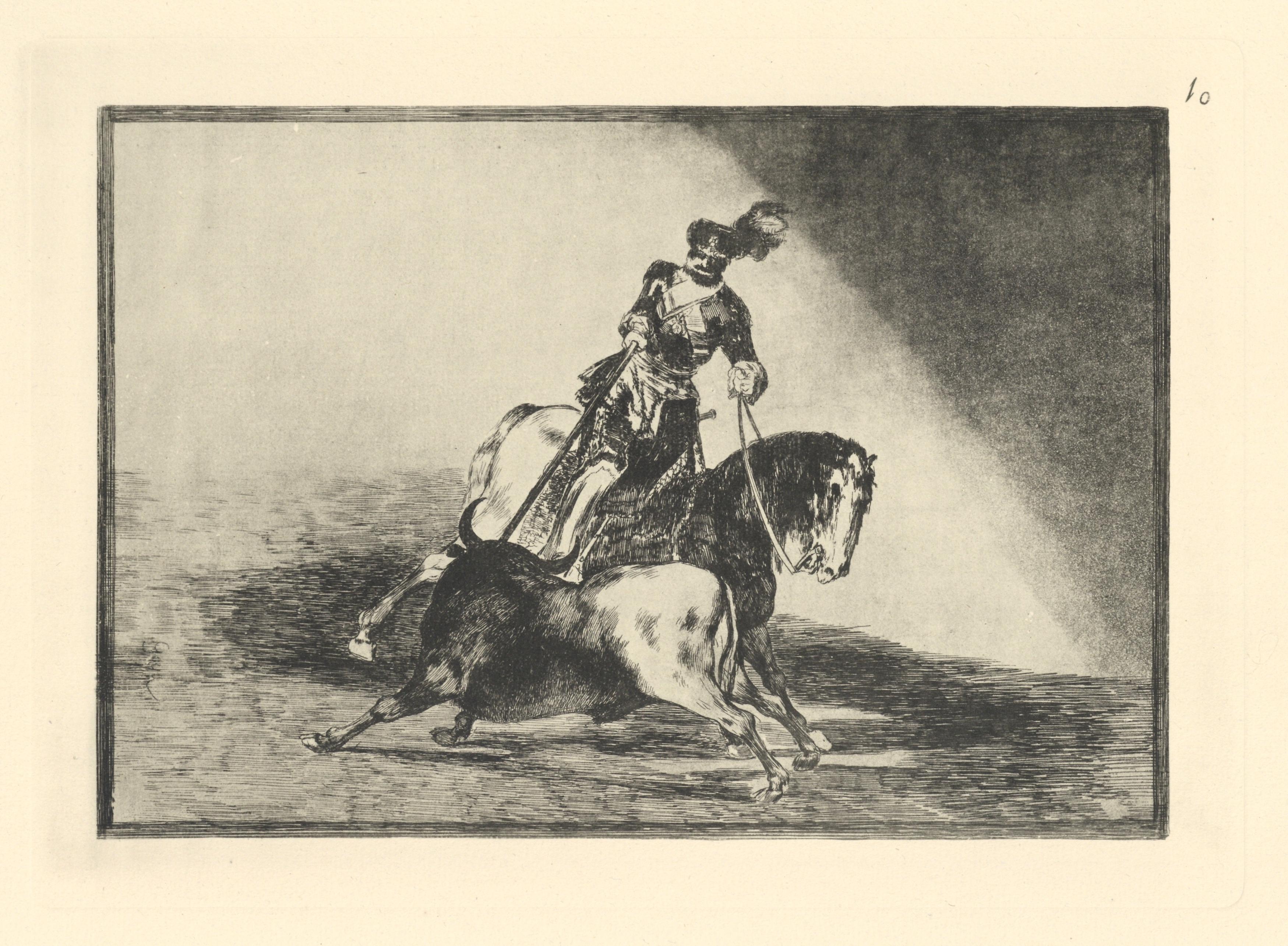 Tauromaquia - Plate 10 - Print by (after) Francisco Goya