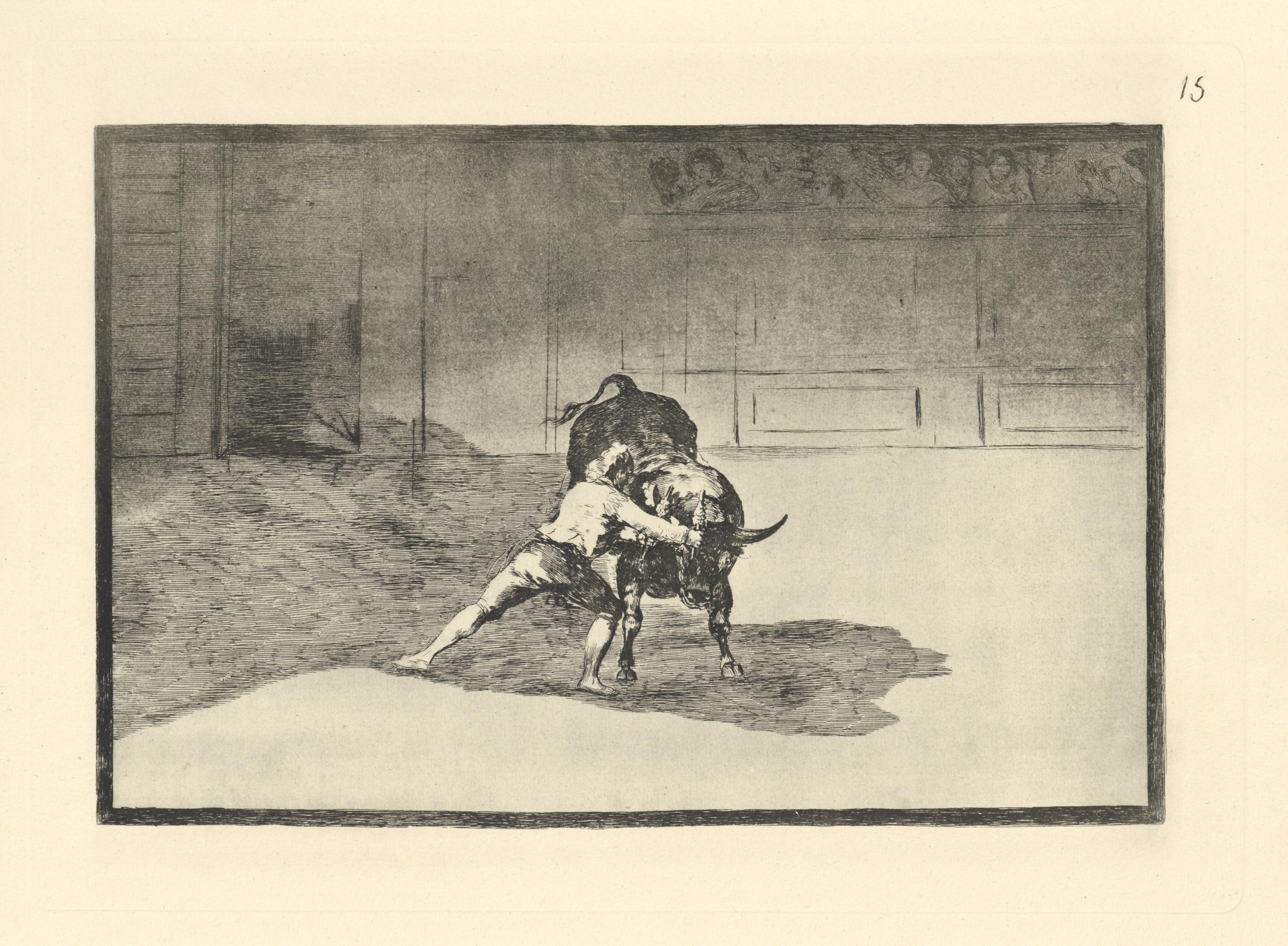 Tauromaquia - Plate 15 - Print by (after) Francisco Goya