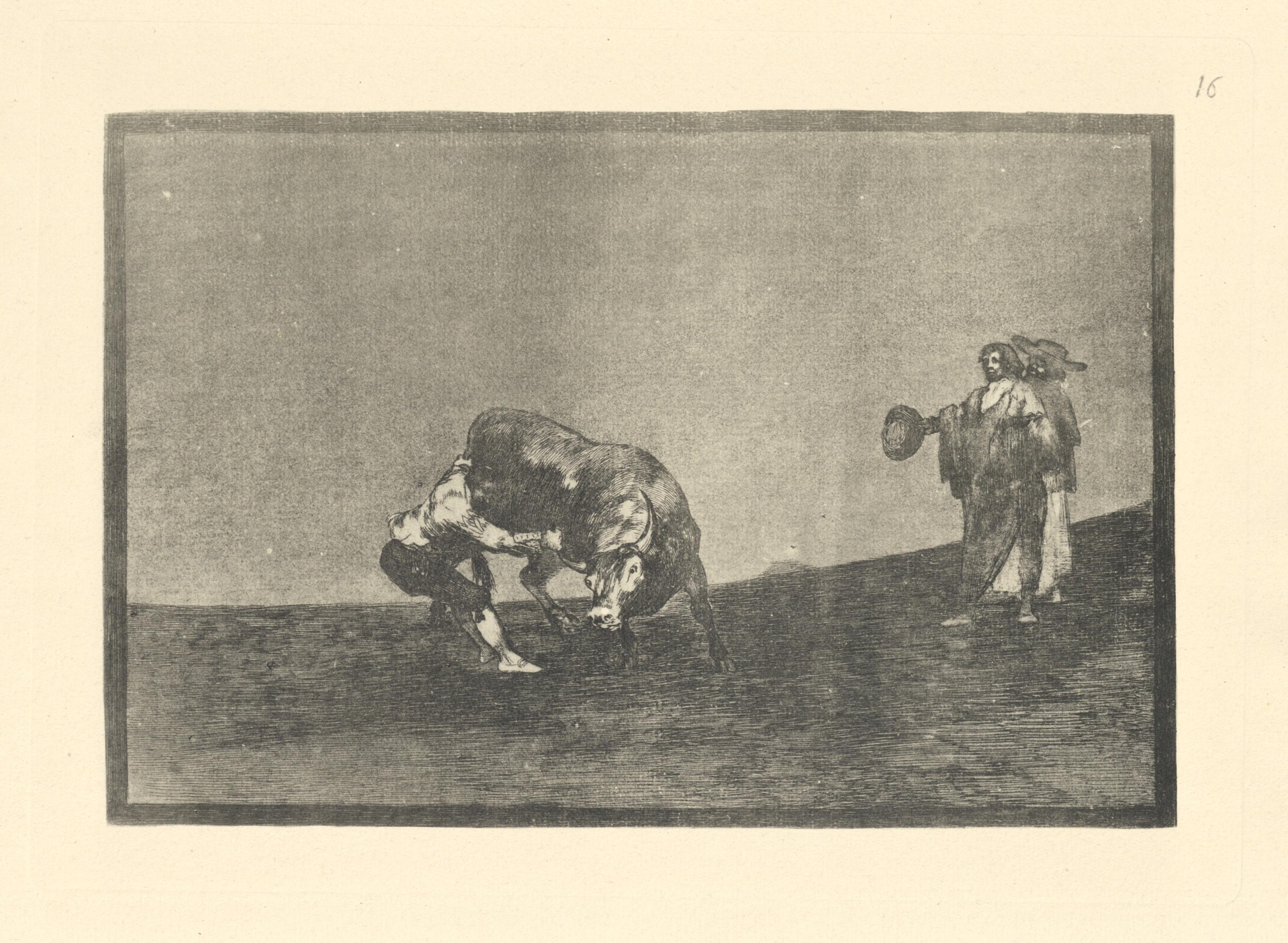 Tauromaquia - Plate 16 - Print by (after) Francisco Goya