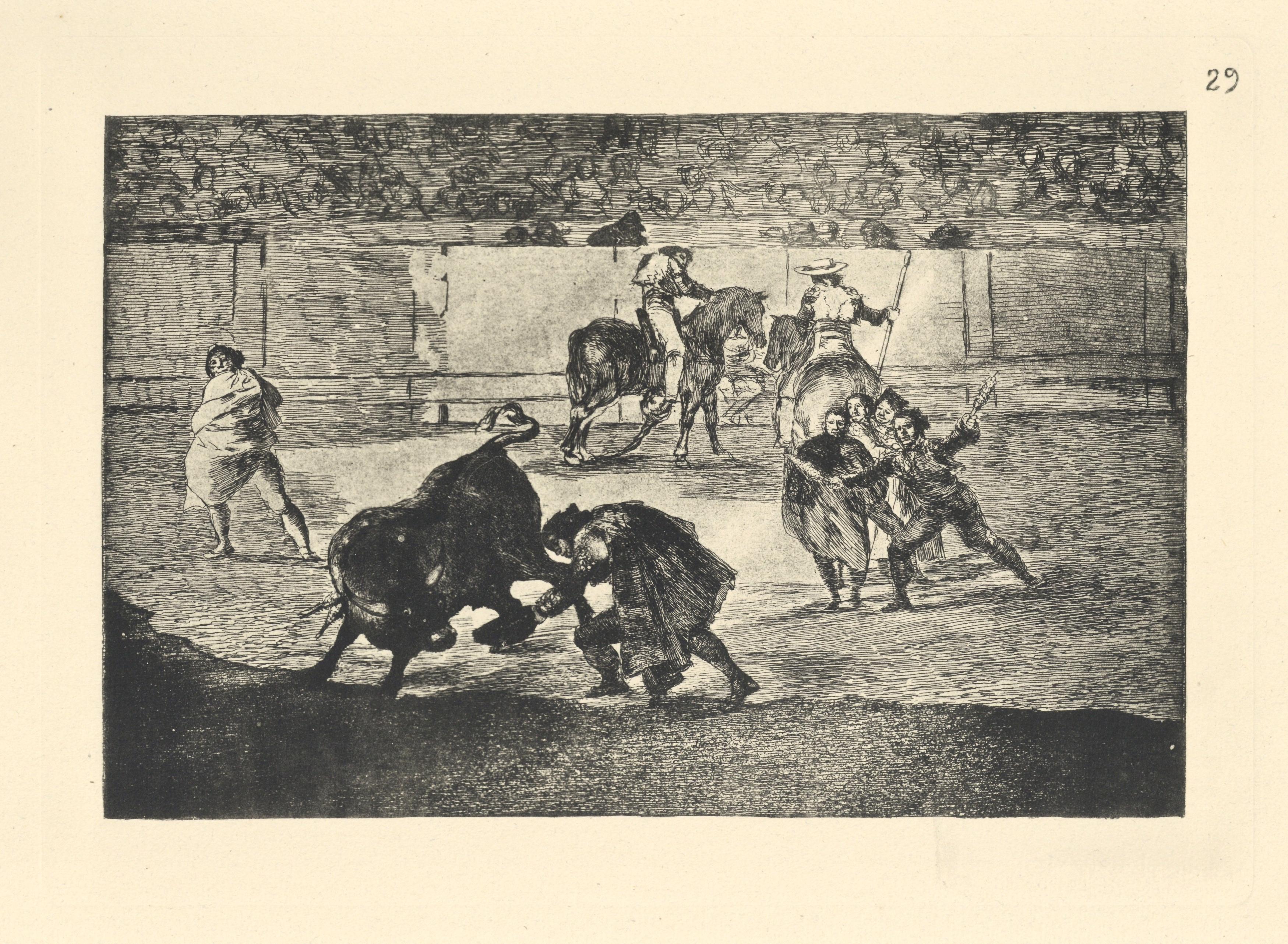 Tauromaquia - Plate 29 - Print by (after) Francisco Goya