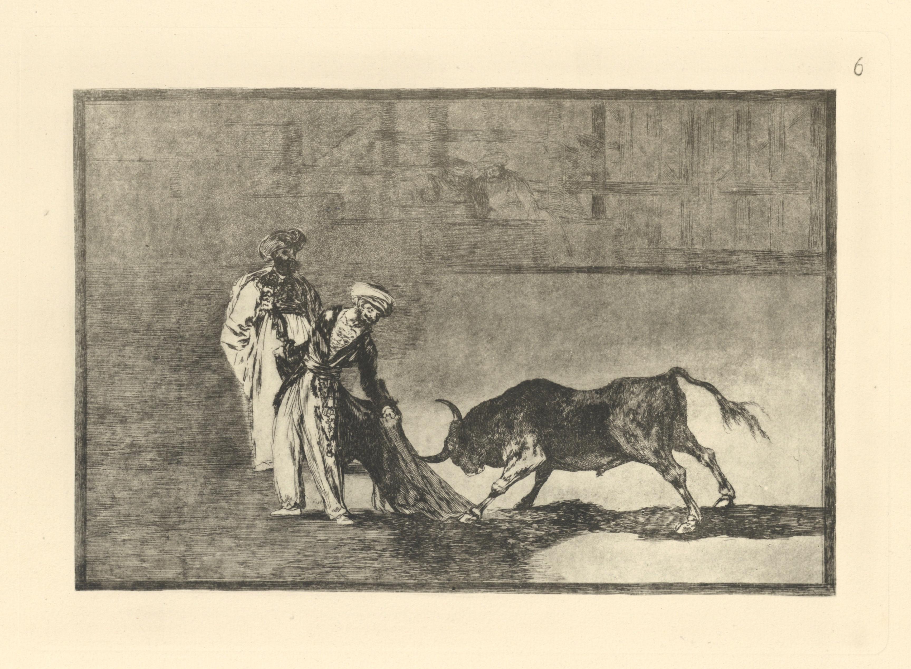 Tauromaquia - Plate 6 - Print by (after) Francisco Goya
