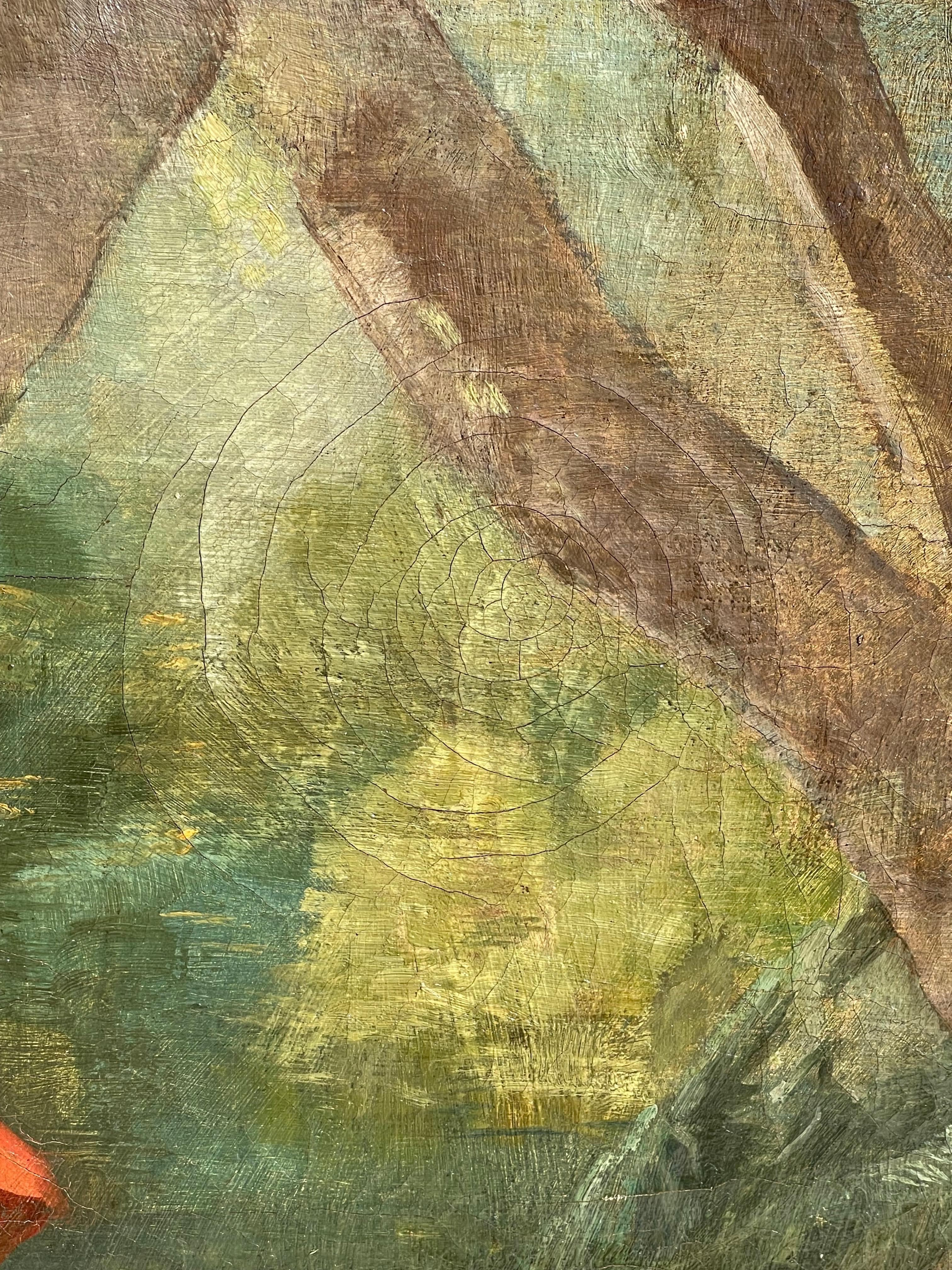 Nach François Boucher - Herbst, Öl auf Leinwand, 18. Jahrhundert im Angebot 5