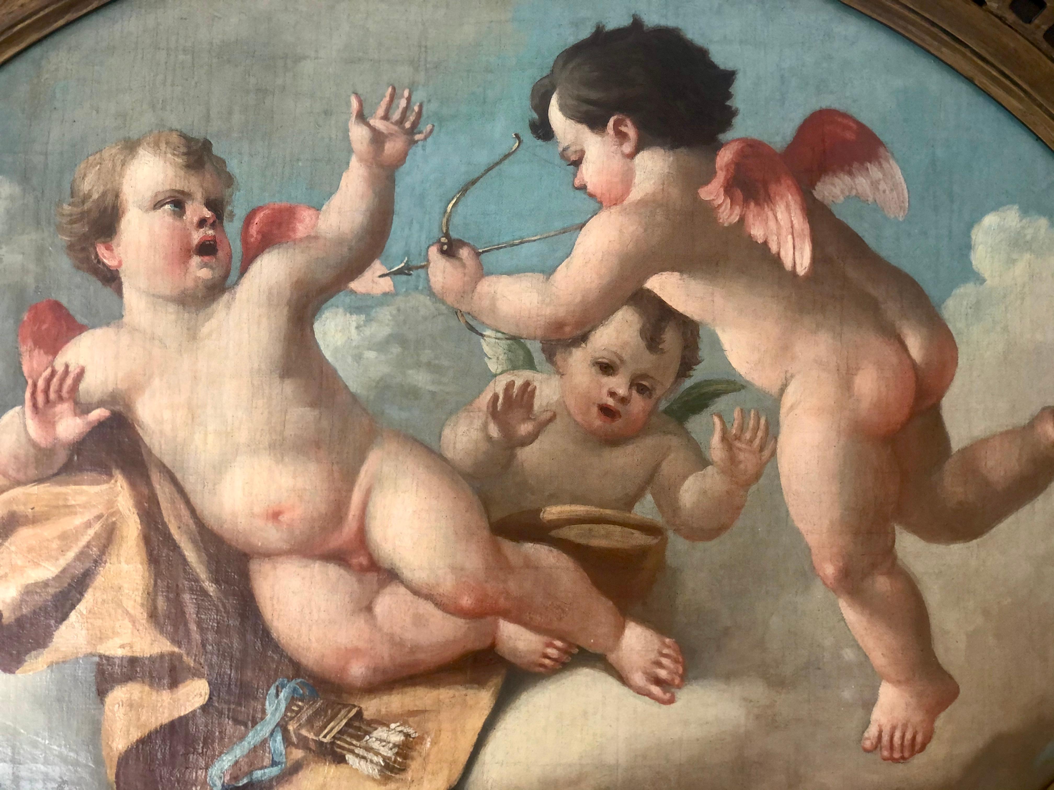 cherub with bow and arrow