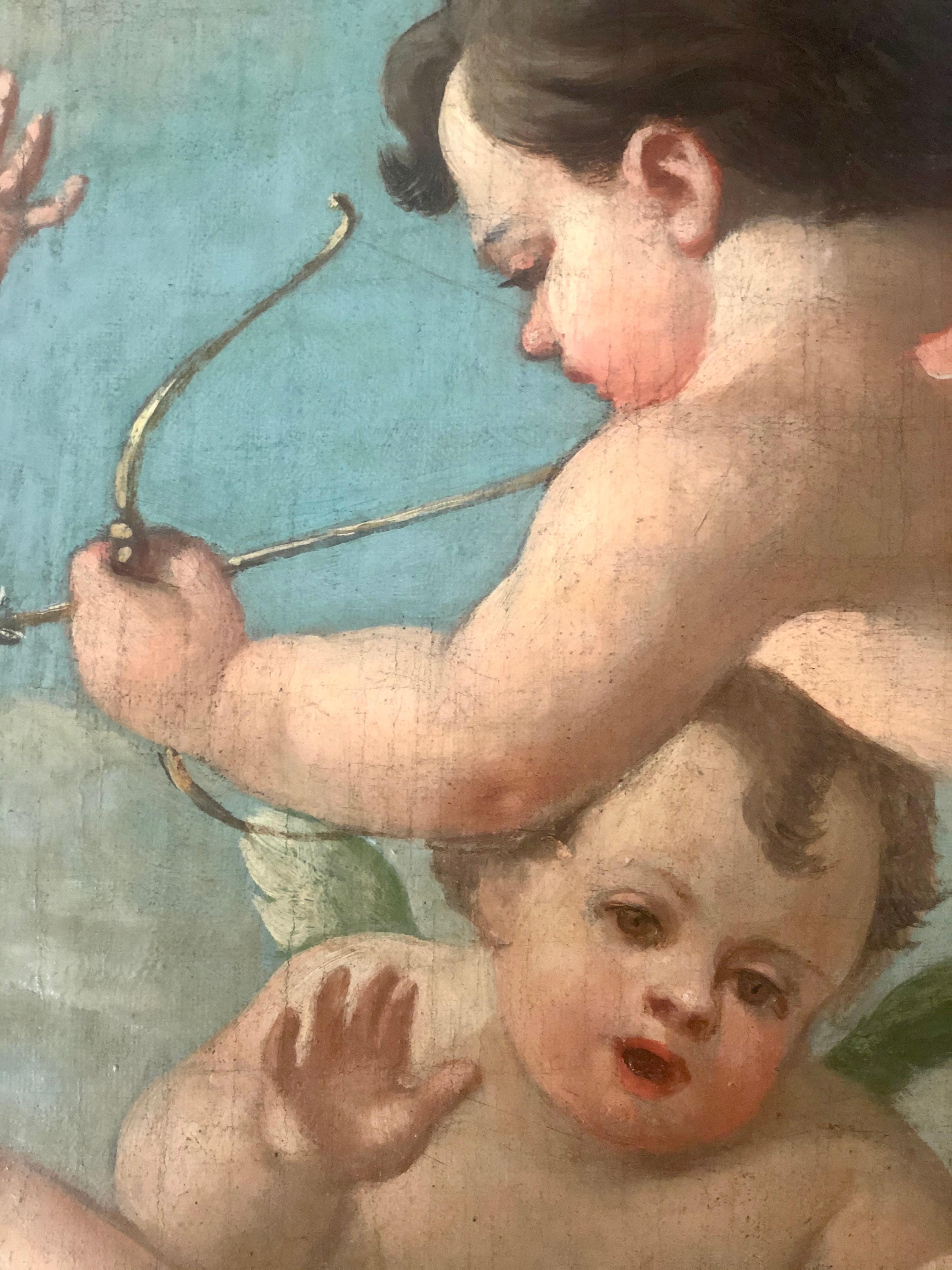 cherub with bow and arrow