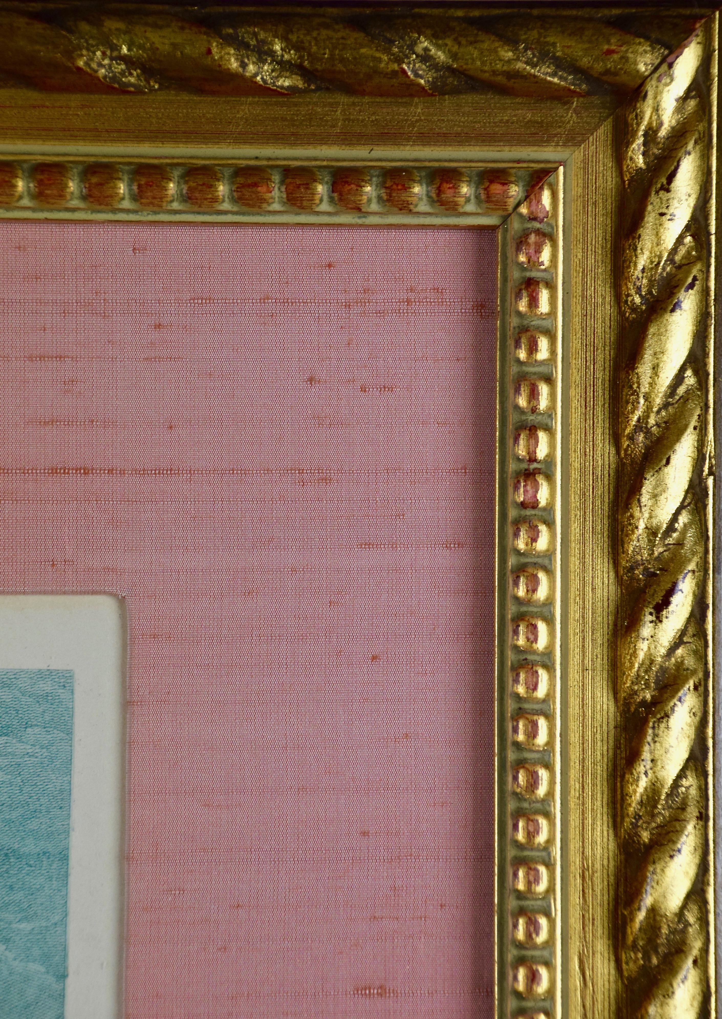 Pair of Hand-colored Romantic French Engravings after Francois Boucher For Sale 9