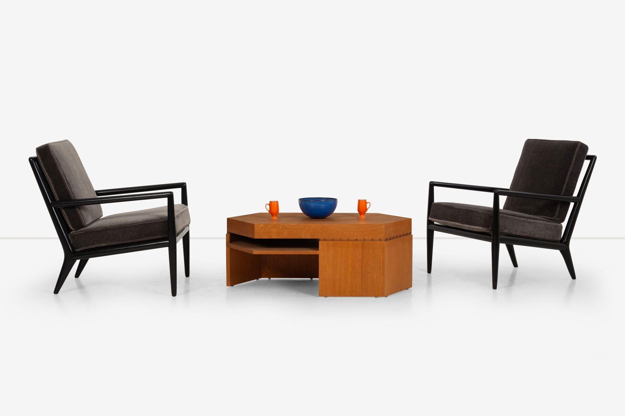 After Frank Lloyd Wright Cocktail Table
Enhance your home with this exquisite cocktail table inspired by the original design crafted by Frank Lloyd Wright for the Wingspread House (Herbert F. Johnson House) in Wind Point, Wisconsin, circa 1937. This