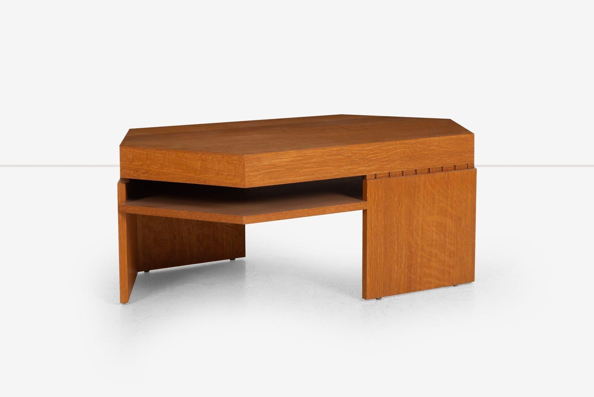 Late 20th Century After Frank Lloyd Wright Cocktail Table For Sale