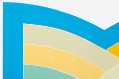 Metropolitan Museum M - Large Abstract Oil Painting, 1969