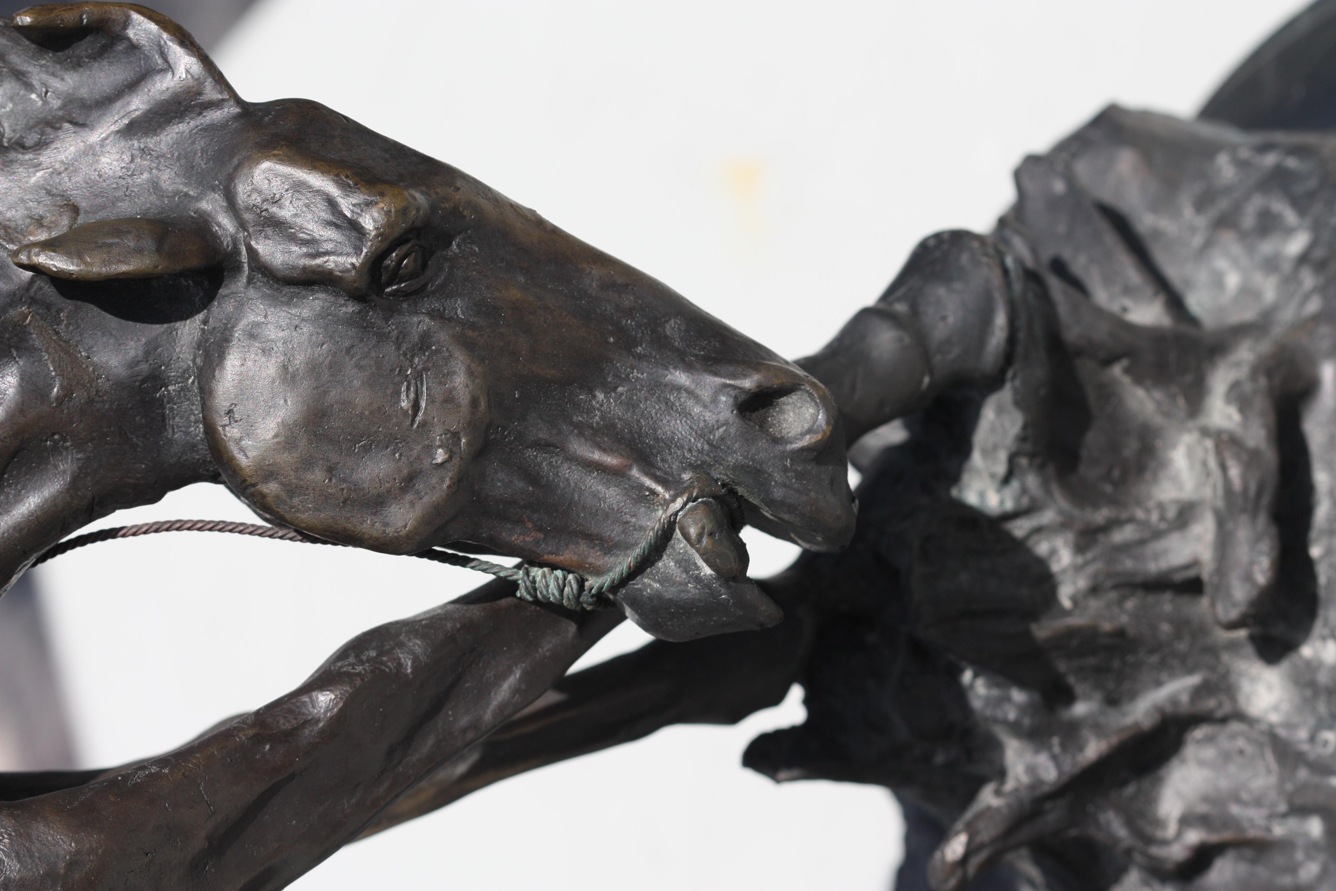 After, Frederic Remington, (American, 1861-1909) Bronze 1