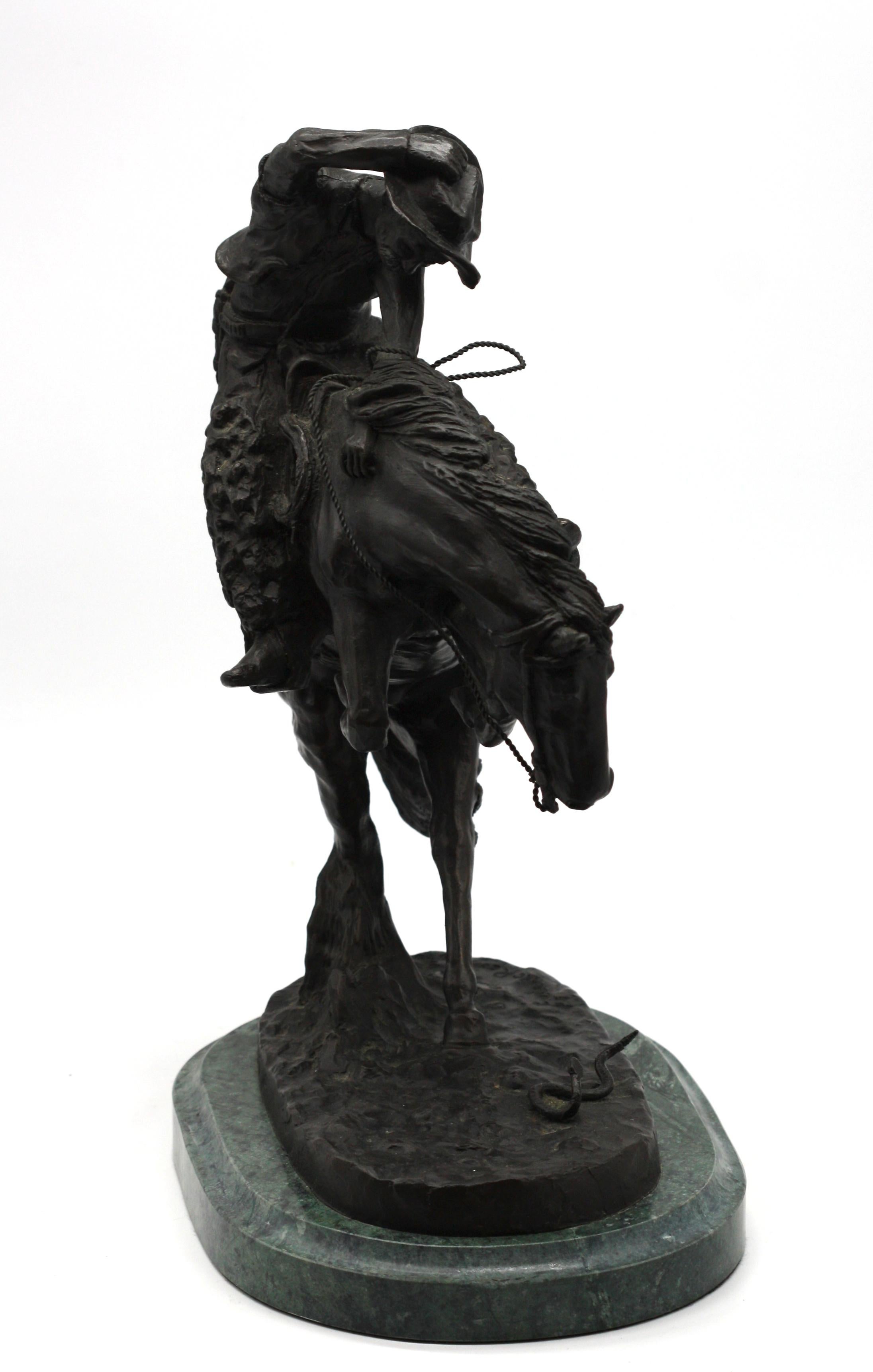 Dopo, Frederic Remington, (americano, 1861-1909), Bronzo in vendita 1