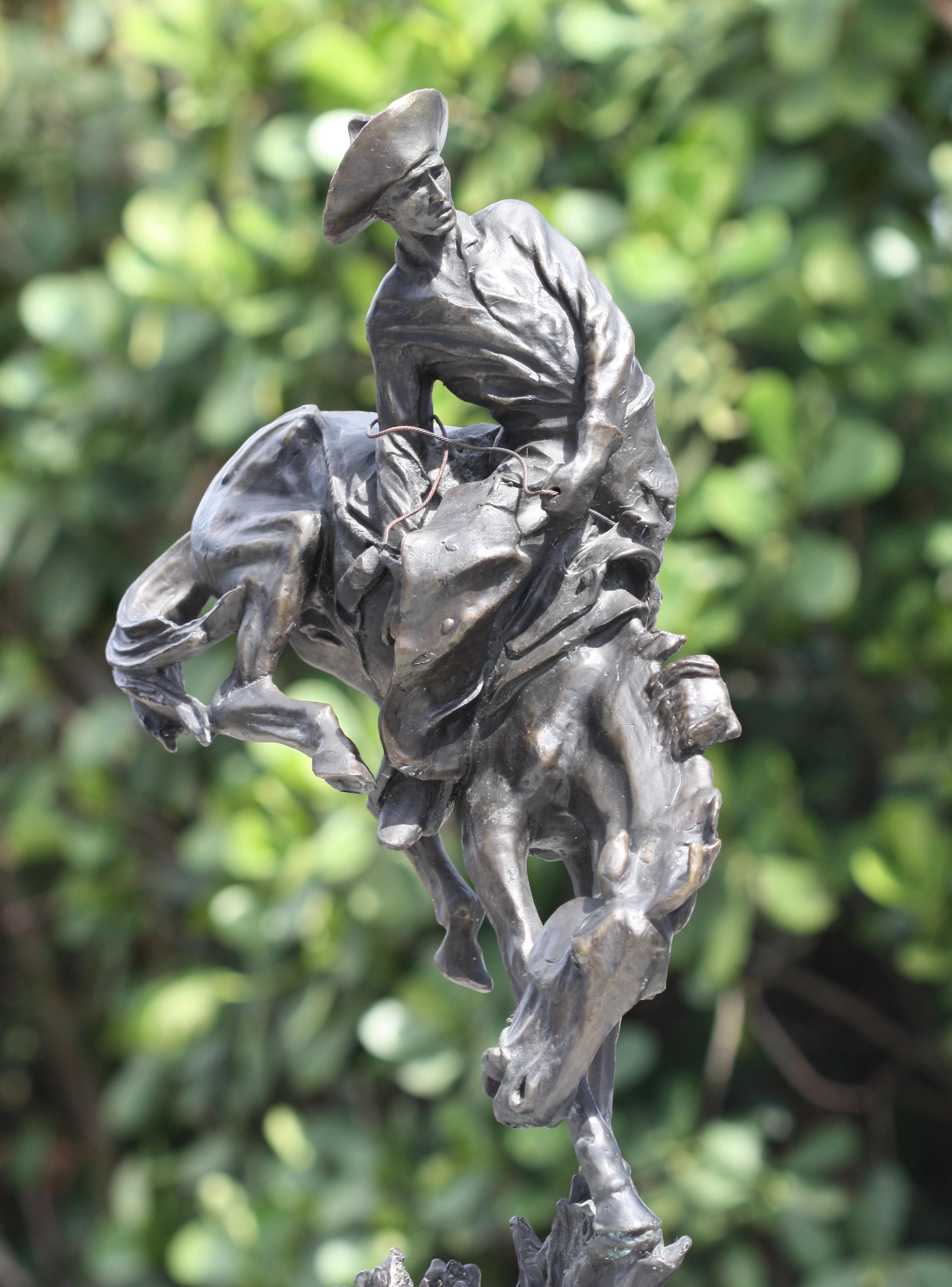 After, Frederic Remington, (American, 1861-1909) Bronze 3