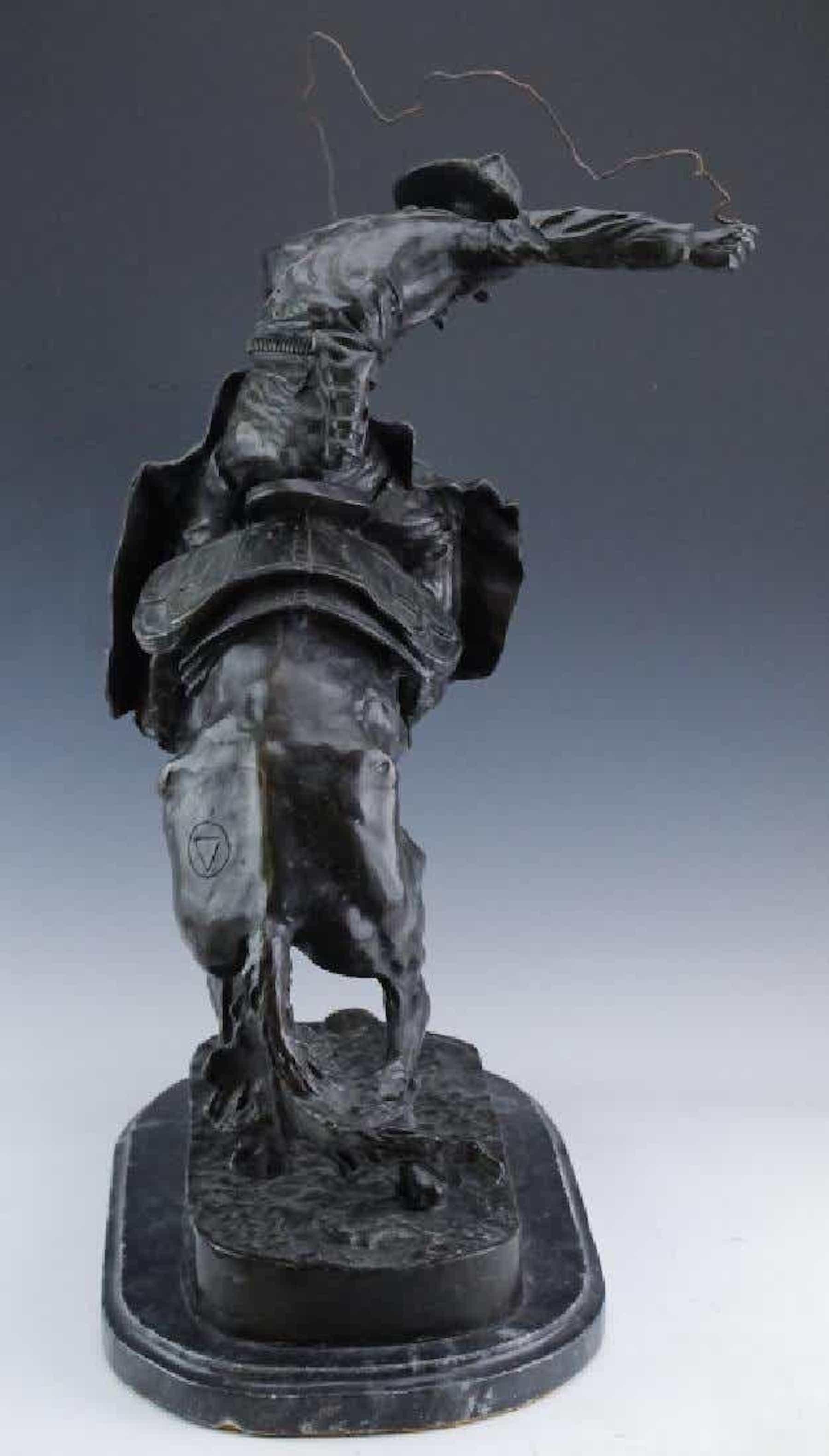 After Frederic Remington, Bronco Buster In Good Condition In West Palm Beach, FL