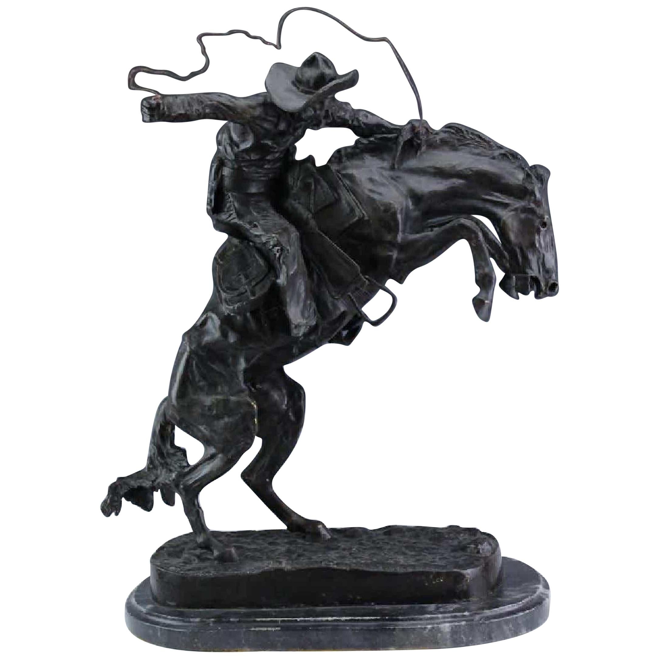 bronco buster by frederic remington