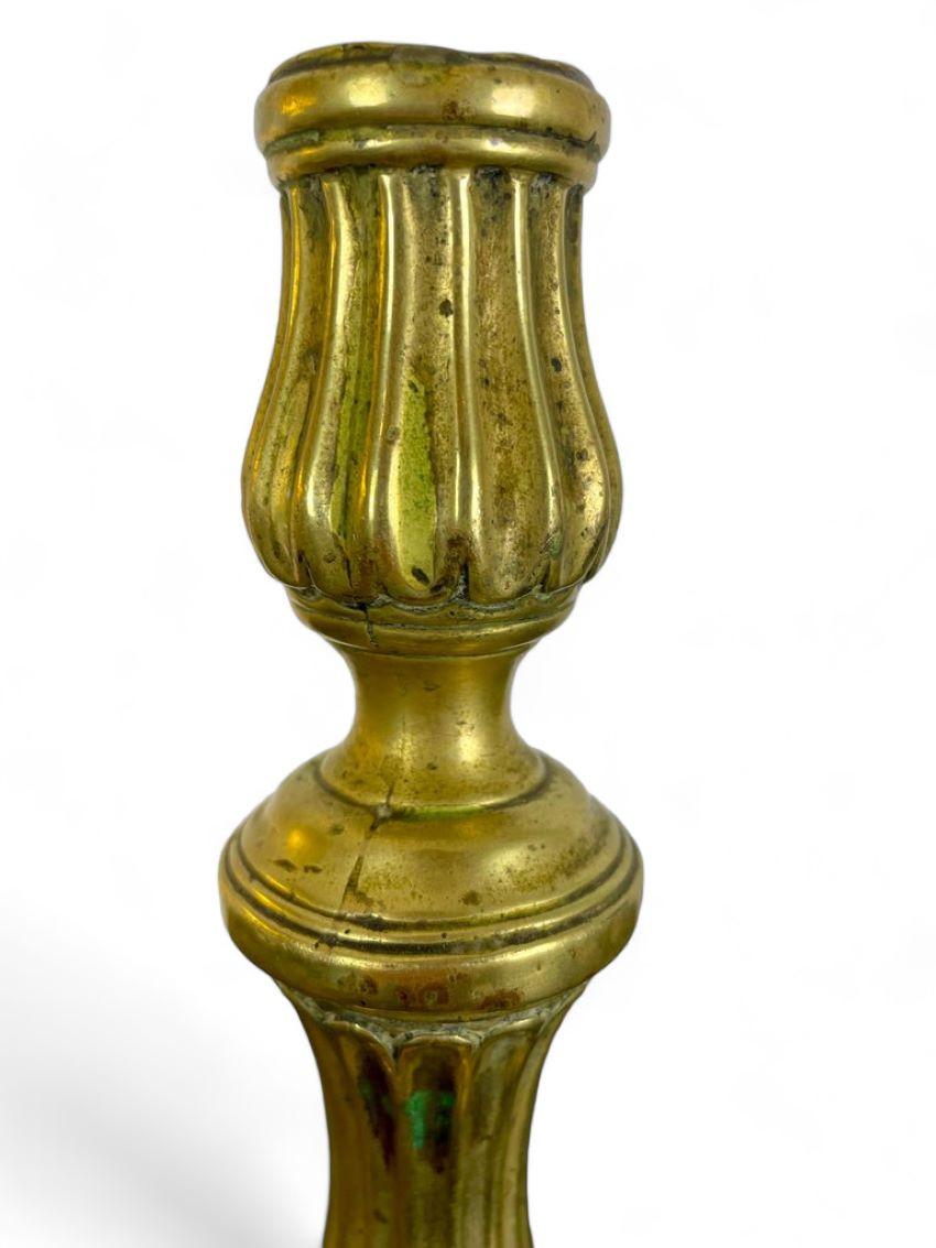 French After F.T. Germain Flambeau candlestick in gilded bronze - Louis XV France 18th  For Sale