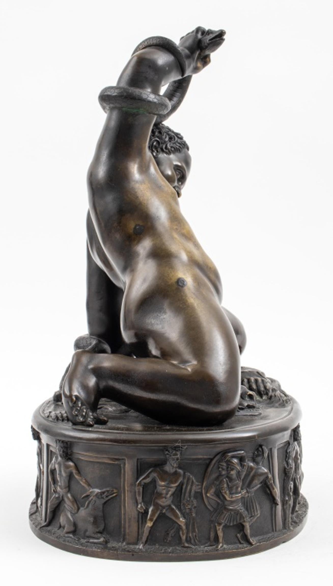 19th Century After G. Della Porta Infant Hercules Bronze Statue