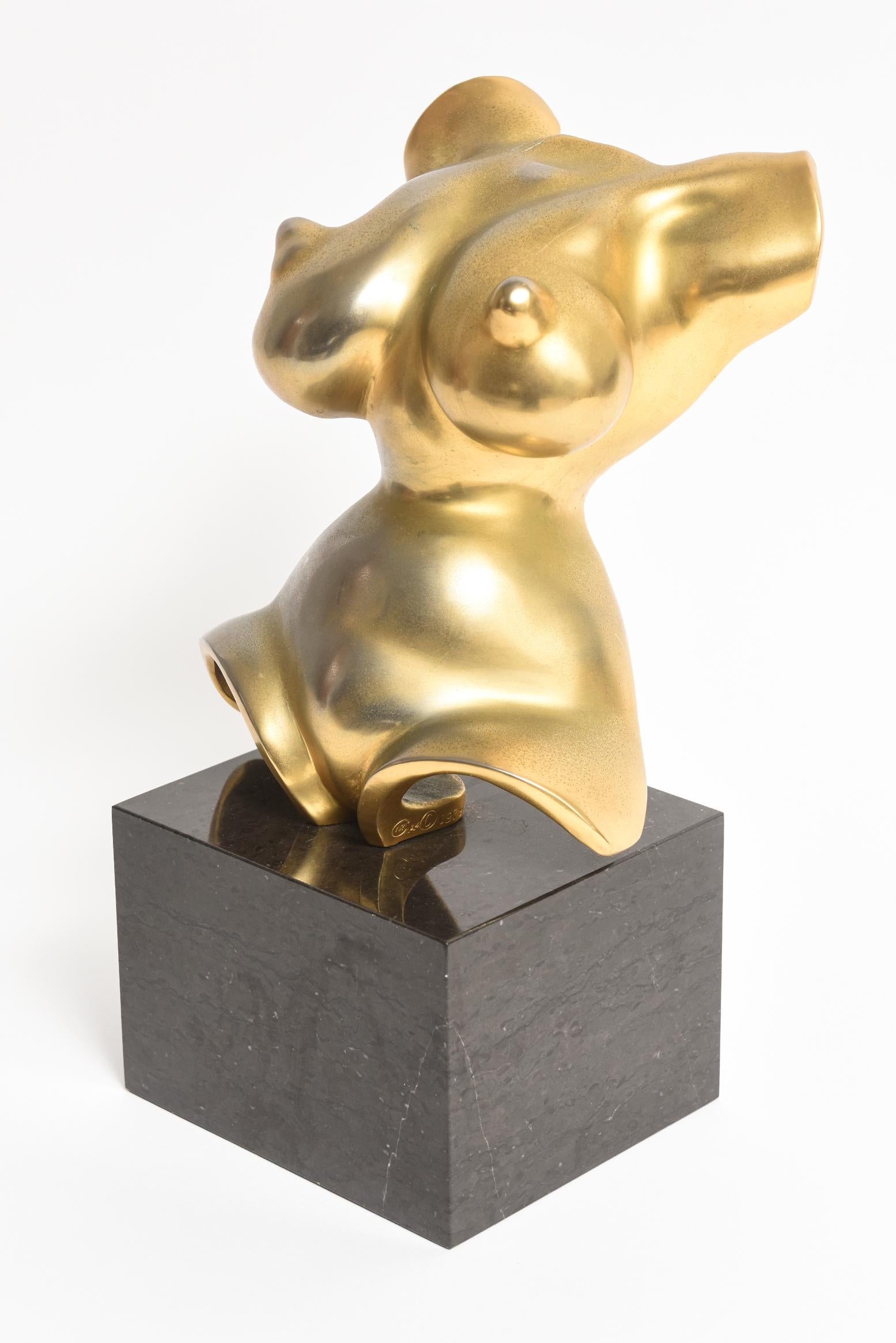 Information from The Nelson Rockefeller Collection catalog from 1979:

Gaston Lachaise, (1882-1935)
Torso 1932 by the French-born American artist, Gaston Lachaise, from a bronze cast owned by Nelson Rockefeller, its gleaming, voluptuous contours