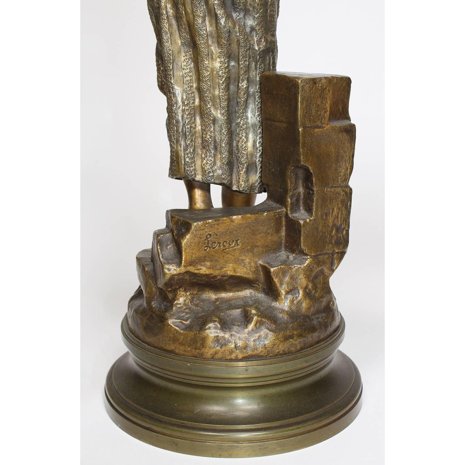 Sculpture française du 19ème siècle en bronze d'après Rebecca, d'après Gaston Leroux en vente 4