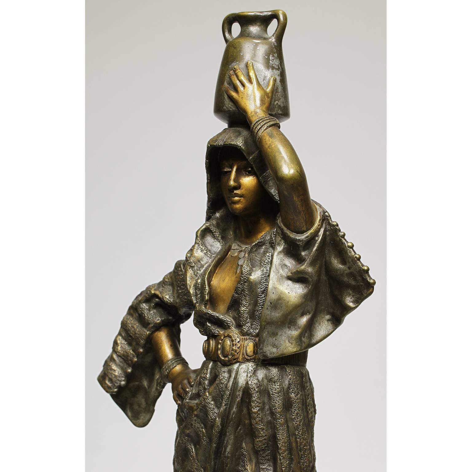 Doré Sculpture française du 19ème siècle en bronze d'après Rebecca, d'après Gaston Leroux en vente