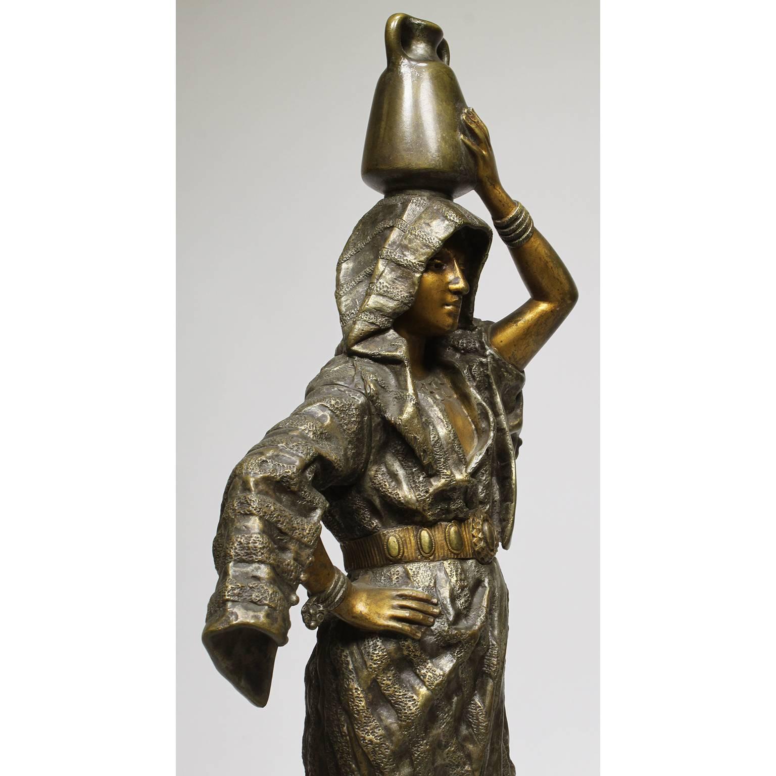 Début du 20ème siècle Sculpture française du 19ème siècle en bronze d'après Rebecca, d'après Gaston Leroux en vente