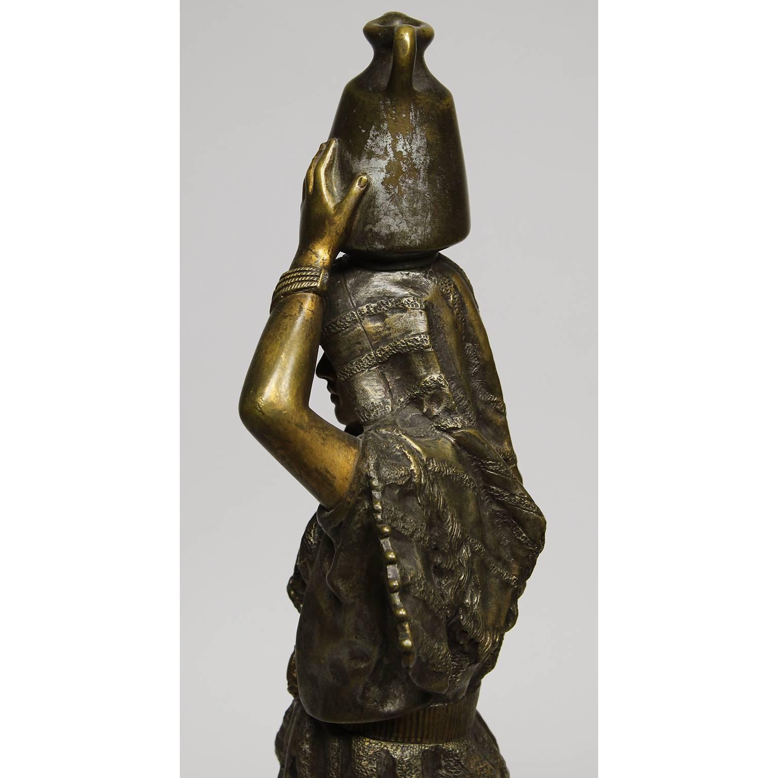 Early 20th Century After Gaston Leroux French 19th Century Bronze Sculpture of Rebecca For Sale