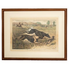 Gravure de chasse d'après George Bouverie Goddard