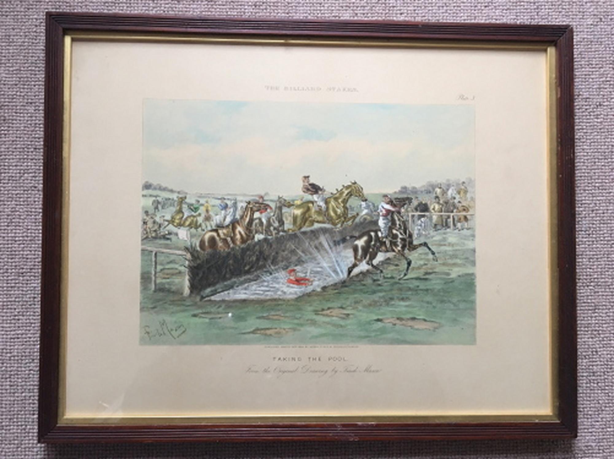 Victorien D'après George Finch Mason - un ensemble de quatre aquatintes - « The Billiard Stakes » en vente