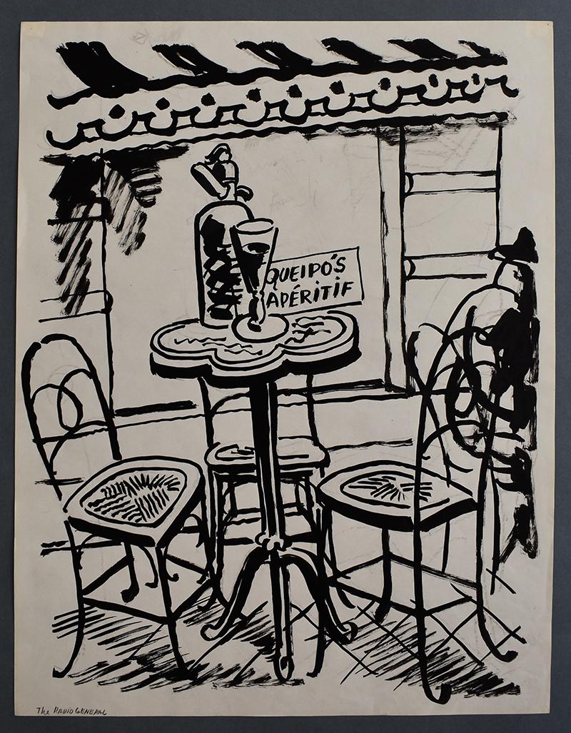 The Radio General - Print by (after) George Grosz