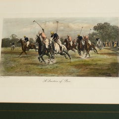 After George Wright Hand-Colored Polo Etchings E.W. Savory Ltd England Publisher
