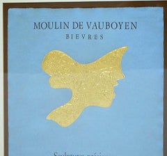 George Braque (French 1882-1963) after Tete de Femme in 23kt Gold