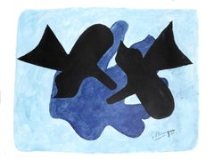 "Astra et L'Oiseau" Póster francés vintage de Braque sobre pájaros