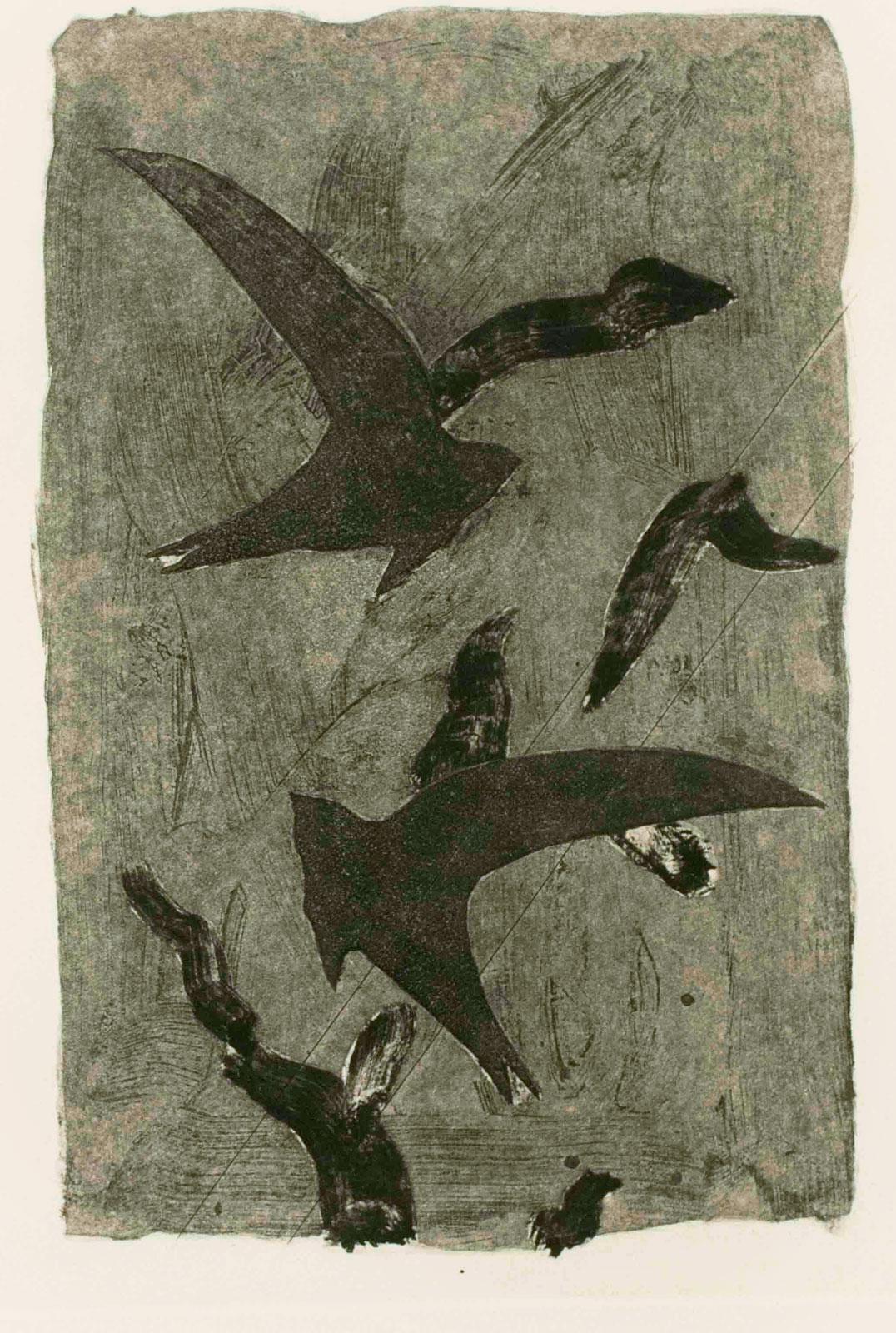 Birds in Flight - Print by (after) Georges Braque