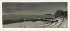 "Bord de mer" lithograph