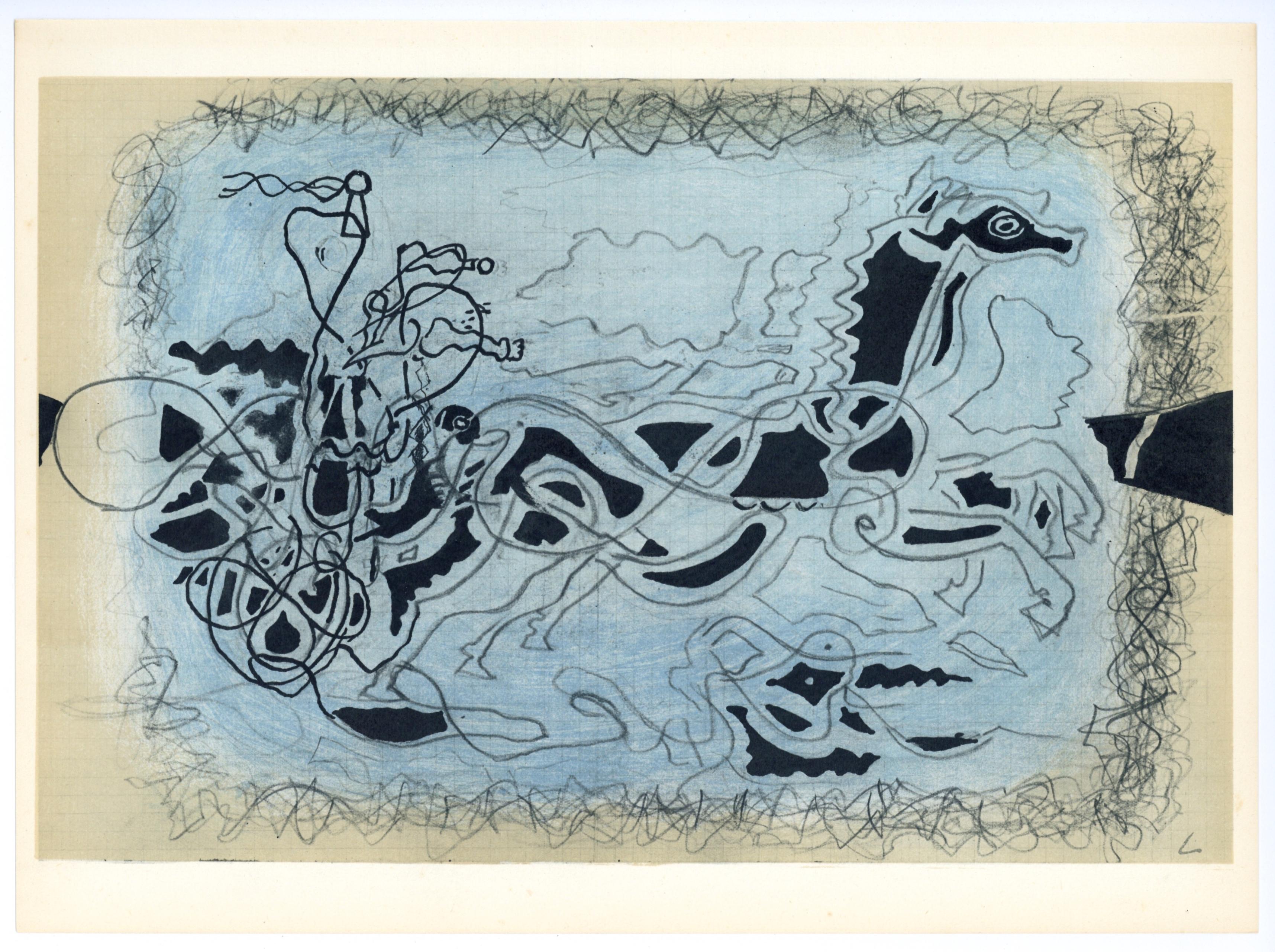 Carnet Intimes - Print by (after) Georges Braque
