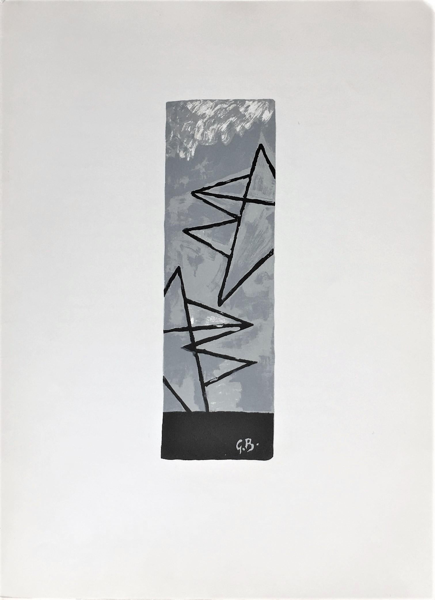 Ciel Gris I (Grauer Himmel I) – Print von (after) Georges Braque