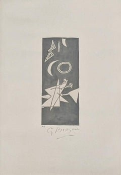 Ciel Gris II Lithograph on Rives Paper, Hand Signed HC Edition, 1959