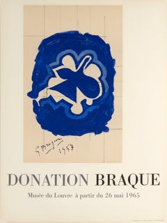 Vintage Donation Braque - Le Louvre (After) Georges Braque, 1965