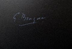 Élégant vol - Lithographie - Signature imprimée