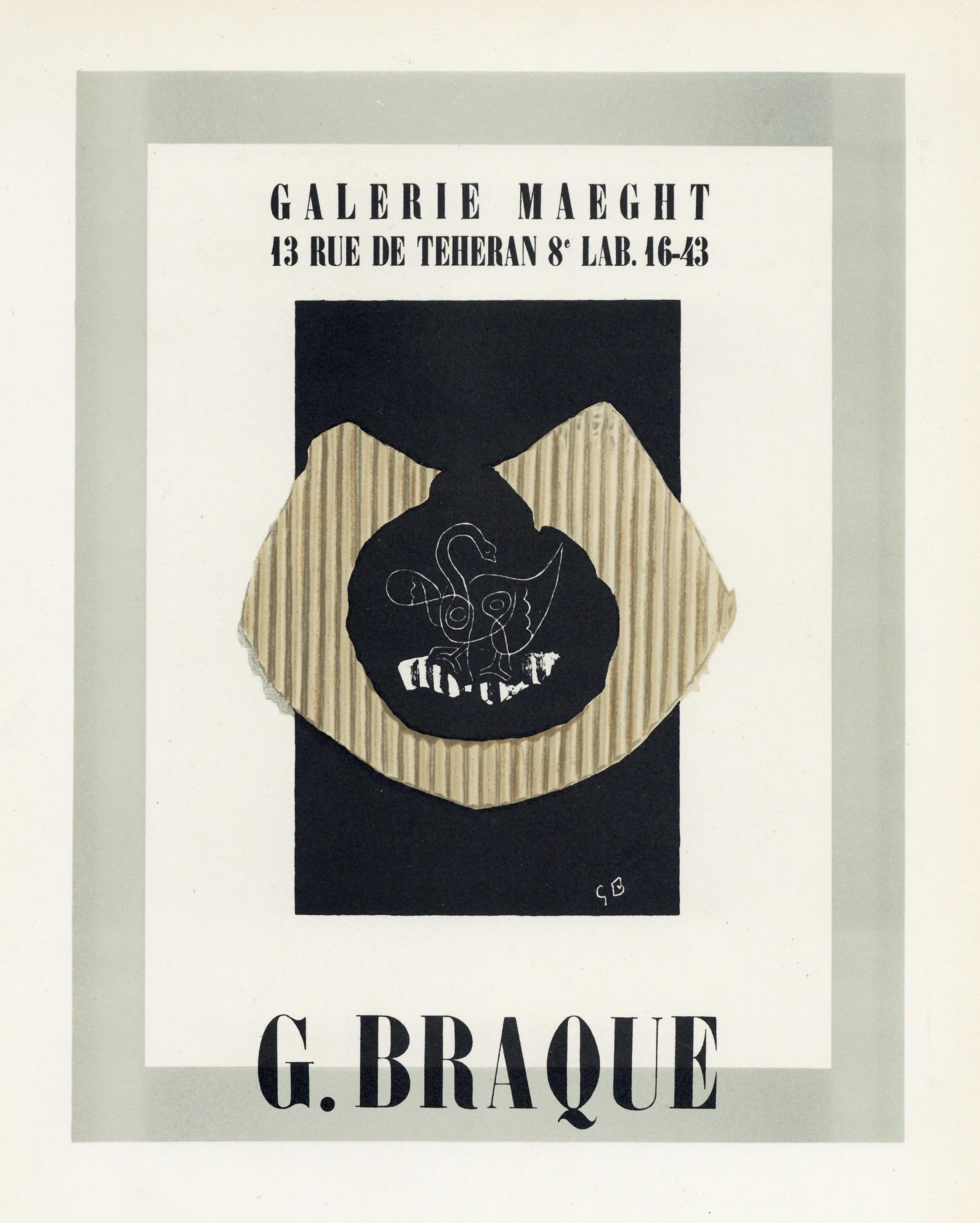 "Poster litografico "G. Braque - Print di (after) Georges Braque