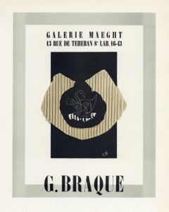 Vintage "G. Braque" lithograph poster