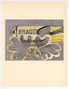 Retro "Gallerie Maeght" lithograph poster