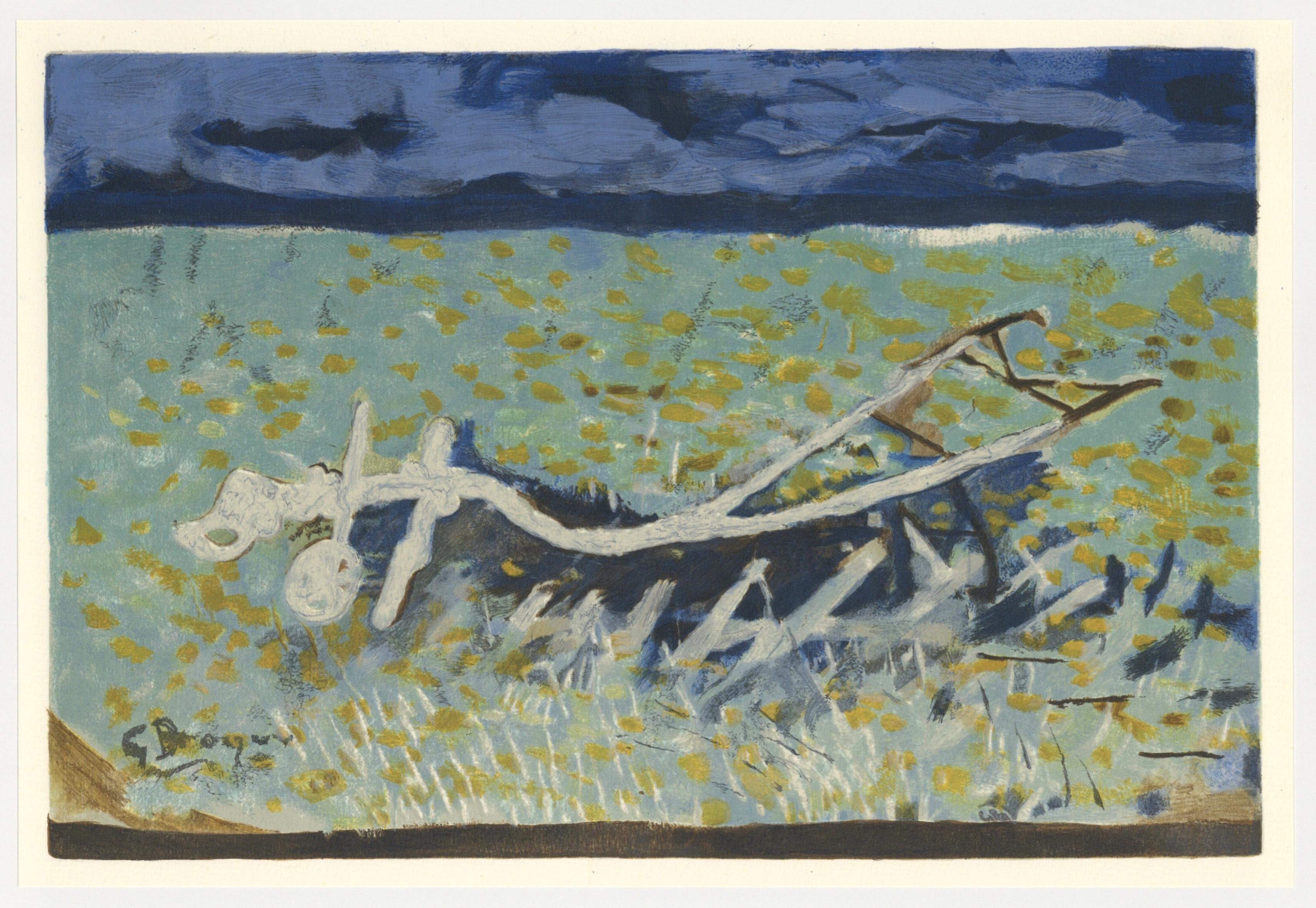 "Litografia "La charrue - Print di (after) Georges Braque