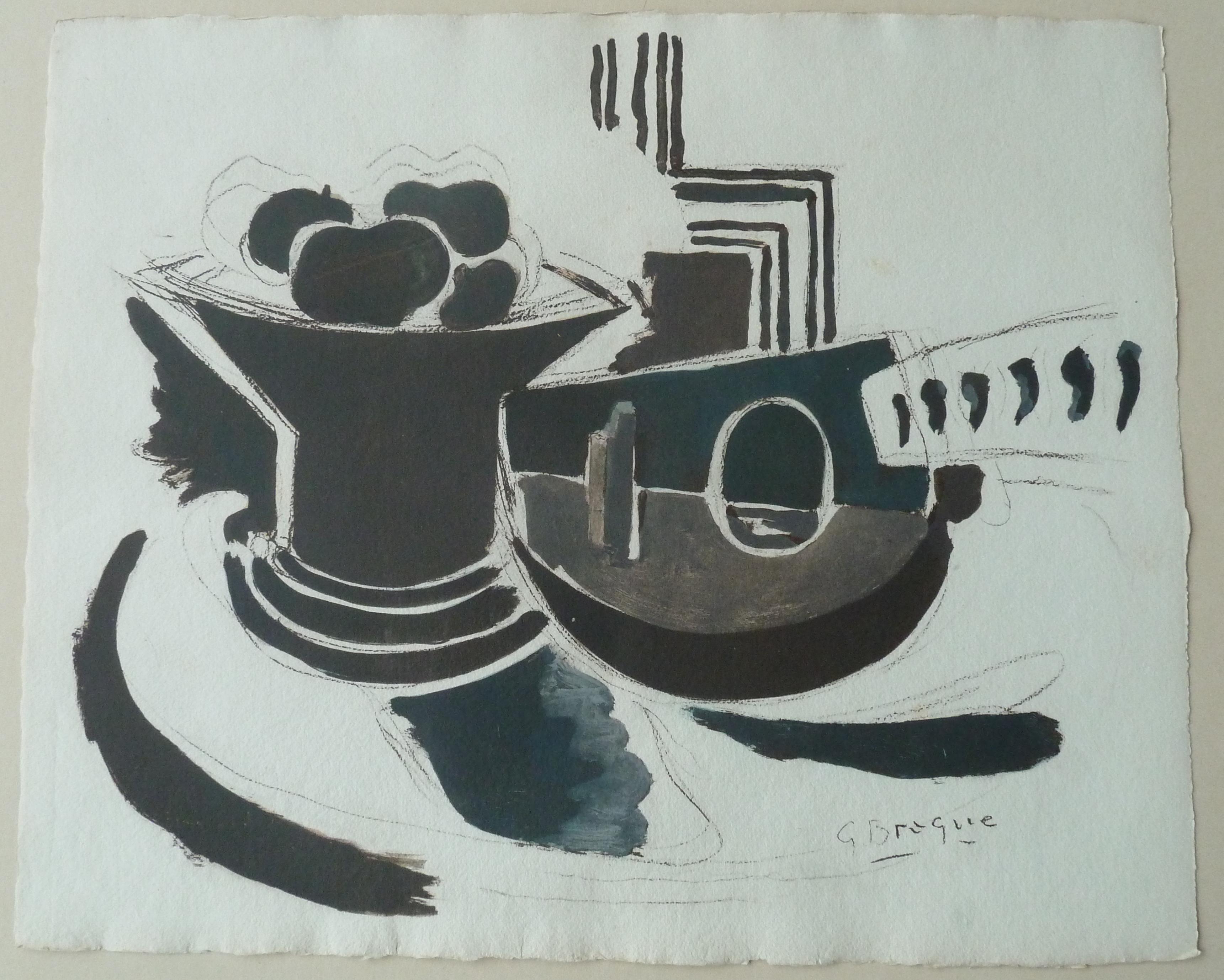 La Mandoline - Lithograph and Stencil - 1943