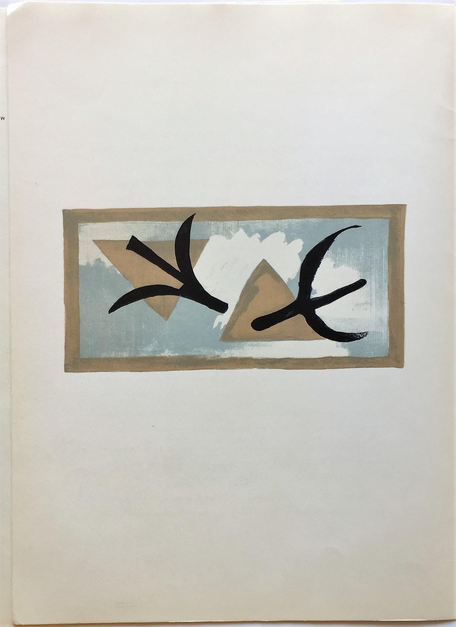 Les martinets (black swifts) - Print by (after) Georges Braque