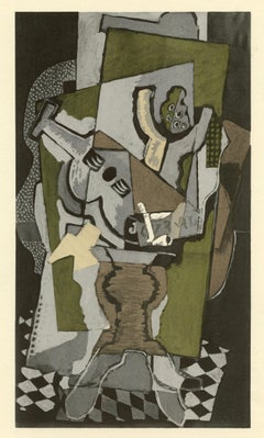 Antique "Nature morte" pochoir